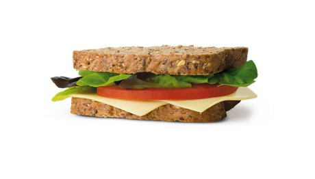 Low GI Cheese and Tomato Sandwich