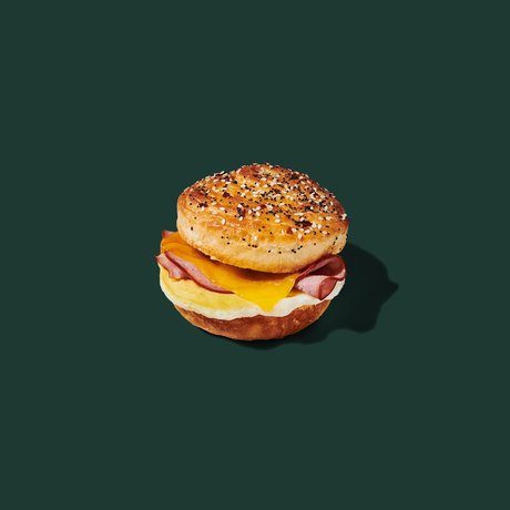 Everything Croissant & Roasted Ham Sandwich