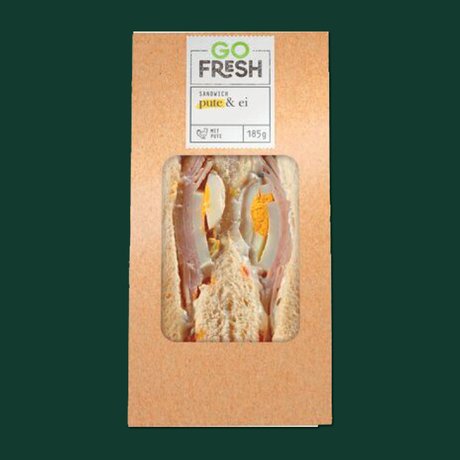 Sandwich Pute & Ei, Sandwich Turkey and Egg
