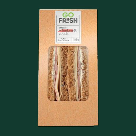 Sandwich Schinken & Gouda, Sandwich Ham and Gouda