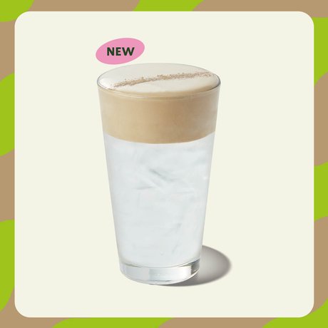 Coconut Water with Hojicha Cold Foam