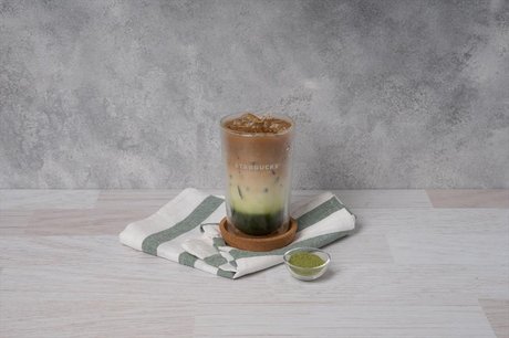 Iced Espresso and Matcha Fusion