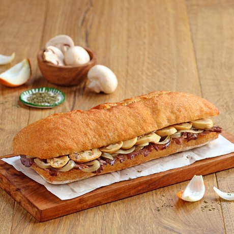 Spicy Roast Beef Dark Ciabatta