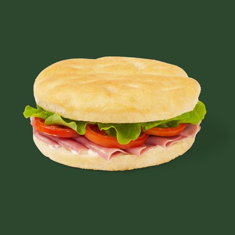 Focaccia with Ham