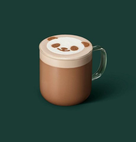 Fluffy Panda Hot Chocolate
