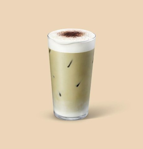 Iced Hoji Glazed Tea Latte