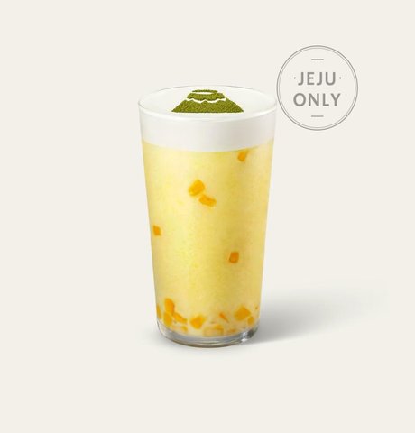 Jeju Oreum Super Sweet Corn Cream Frappuccino