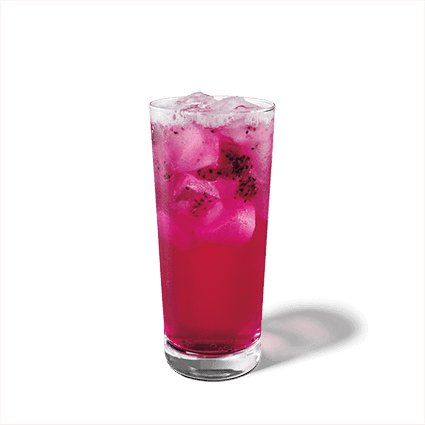 Mango Dragonfruit Refresher with Lemonade