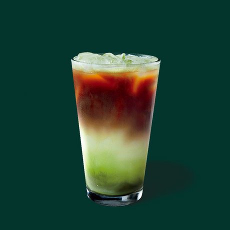 Iced Pure Matcha and Espresso Fusion