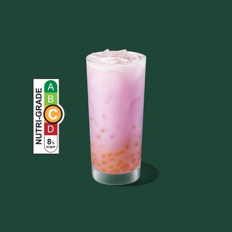 Purple Ruby Pop Drink with Apple Mangosteen