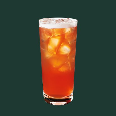 Iced Shaken Black Tea with Ruby Grapefruit and Honey