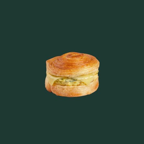 Egg, Turkey and Cheese Croissant Roll