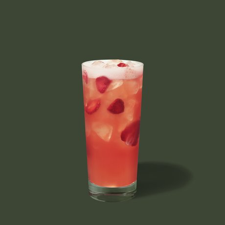 Strawberry Acai Starbucks Refresha Drink