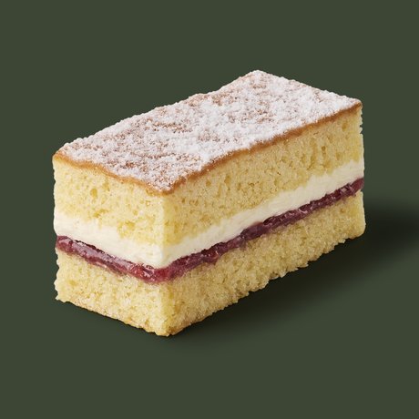 Victoria Sponge Cake Slices